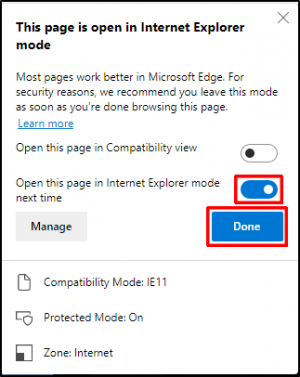 save settings